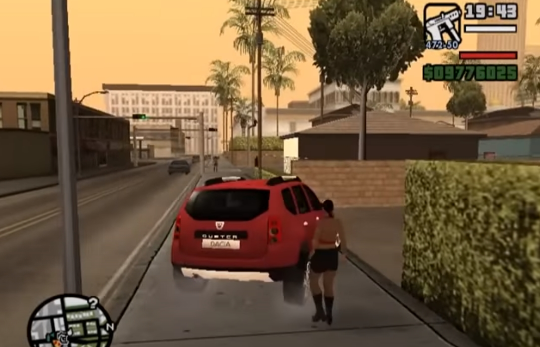 GTA San Andreas arabaya kız atma hilesi