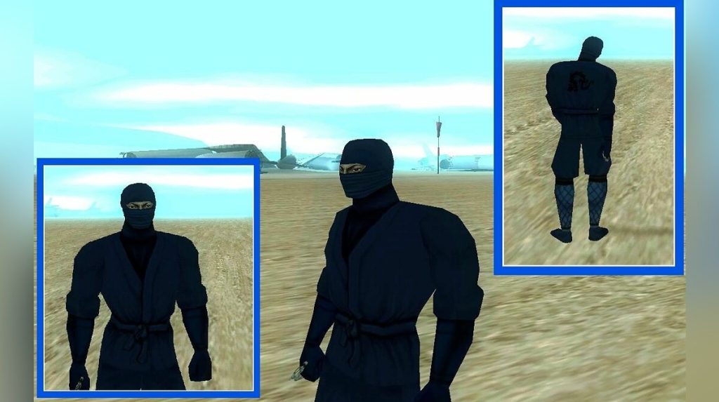 GTA San Andreas ninja kıyafeti hilesi