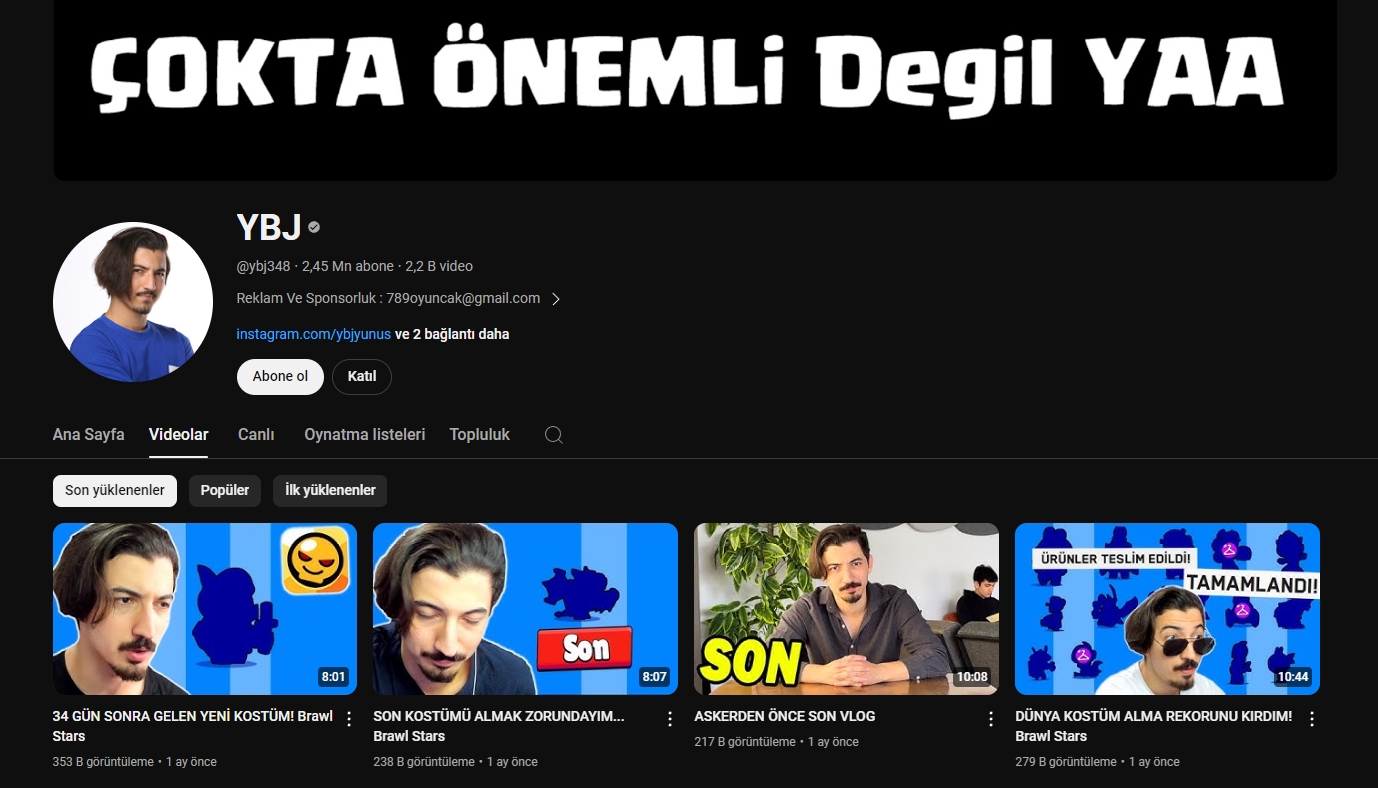 YBJ öldü mü? YouTuber YBJ neden video atmıyor, hasta mı?